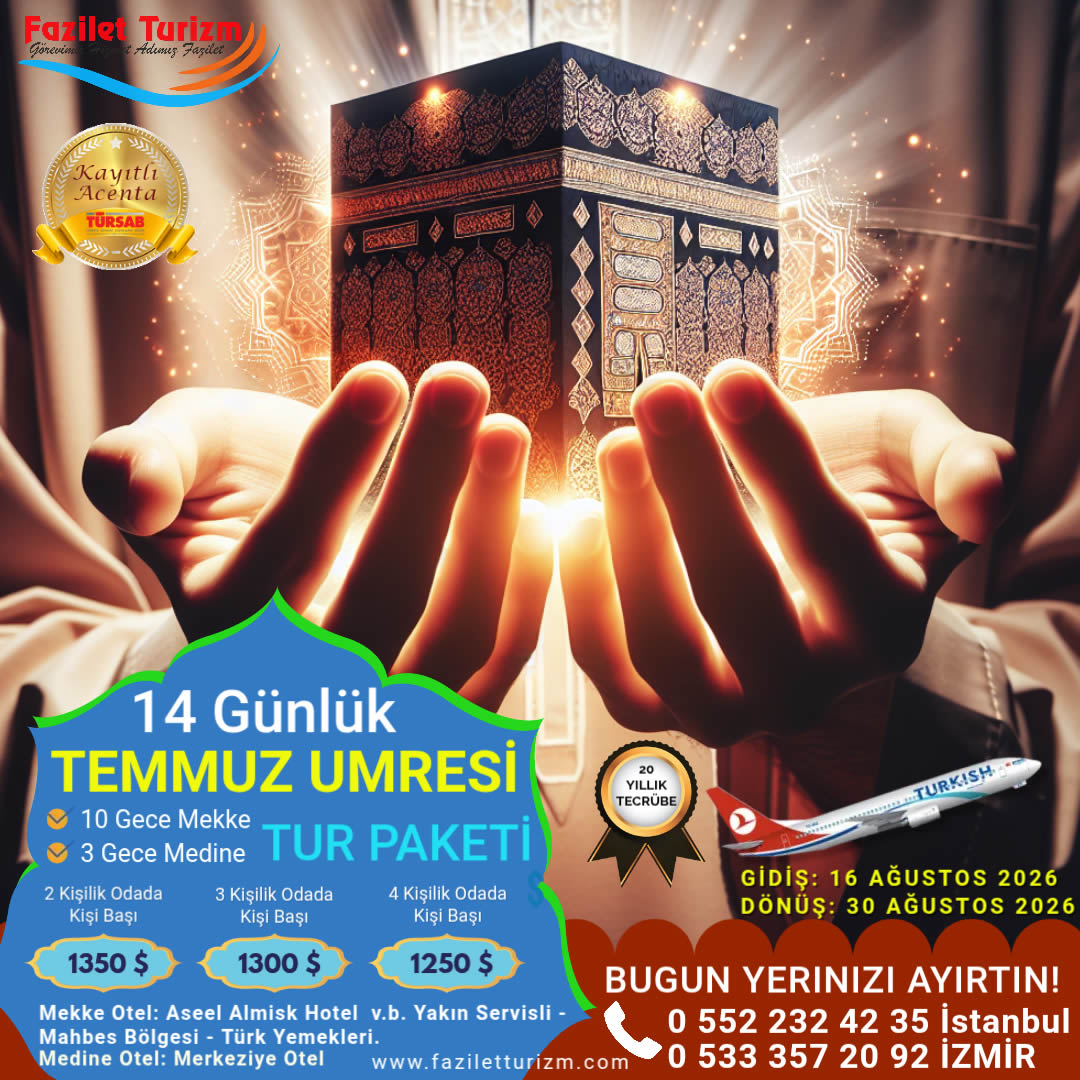 2026 Umre Turları Umre Fiyatları